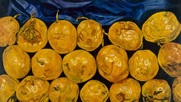 Maracuyas, 2007, óleo/lino 85 x 151 cm