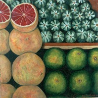Toronja partida, 1999, oil on canvas