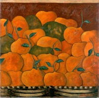 Mandarinas, 1999, oil on canvas
