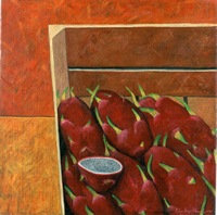 Pitahayas, 1999, oil on canvas