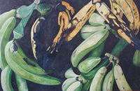 Plátanos machos, 2001, óleo/lino 60 x 92 cms
